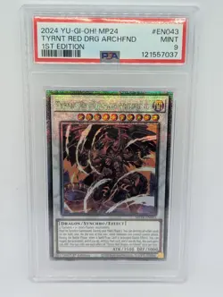 Yu-Gi-Oh | Tyrant Red Dragon Archfiend | MP24-EN043 | PSA 9 - Image 1