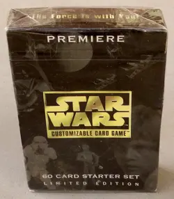 Star Wars Customizable Card Game 60 Card Starter Deck New Sealed Premiere 1995 - Image 1