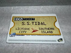 RARE Pokemon EON Ticket SS Tidal 2003 E-Reader Card Near Mint Ruby Sapphire - Image 1