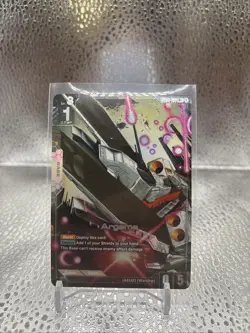GUNDAM CARD GAME - GUNDAM ARGAMA GD02-129 R+ HOLO FOIL ENG DUAL IMPACT - Image 1