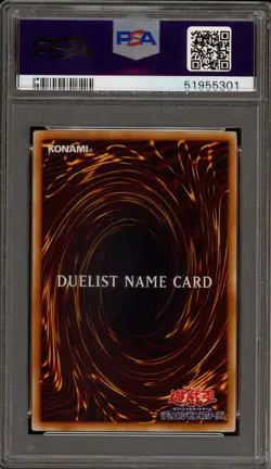 Yu-Gi-Oh! Duelist Name Card Tournament Participation Japanese Promo 2004 PSA 10 - Image 2