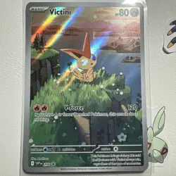 Pokemon TCG Victini Full Art Holo Black Star Promo Card 208 - Image 1