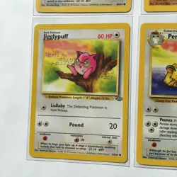 Vintage Pokemon Card Lot Jungle Set Spearow Cubone Jigglypuff Persian 1999 - Image 4
