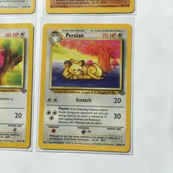 Vintage Pokemon Card Lot Jungle Set Spearow Cubone Jigglypuff Persian 1999 - Image 5