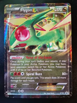 Pokemon TCG JUMBO CARD Flygon EX XY61 Black Star Promo Nr Mint - Image 1
