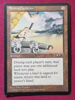 Magic The Gathering ALLIANCES STORM CAULDRON artifact card MTG - Image 1