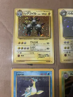 Pokemon Vintage Card Lot Of 6 Cards JP/ENG Pidgeot Magneton Various Condition - Image 2