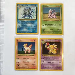Vintage Pokemon Card lot WOTC Base Set Regular Non-Holo 1999 Shadowless Mint - Image 1