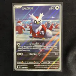 Pokemon Delibird 152/132 Mega Evolution Illustration Rare Card NM - Image 3