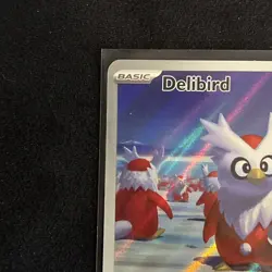 Pokemon Delibird 152/132 Mega Evolution Illustration Rare Card NM - Image 4