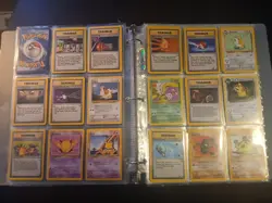 Vintage Pokemon TCG WOTC Y2K Card Binder- Most Are Heavily Played Damaged Cards - Image 2