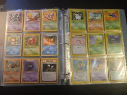 Vintage Pokemon TCG WOTC Y2K Card Binder- Most Are Heavily Played Damaged Cards - Image 3