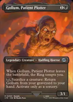 2x Gollum, Patient Plotter - Extended Art Bundle Promo LTR NM MTG - Image 1