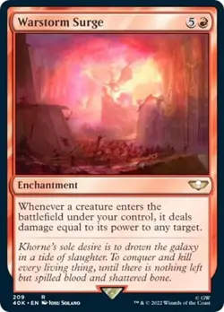 Warstorm Surge (Surge Foil) -Foil Near Mint MTG Universes Beyond: Warhammer 40K - Image 1