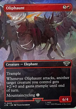 Oliphaunt (Borderless) Non- Foil C Universes Beyond: The Lord of the Rings: Tale - Image 1