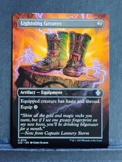 Lightning Greaves (Borderless); Commander: the Lost Caverns of Ixalan - Image 1