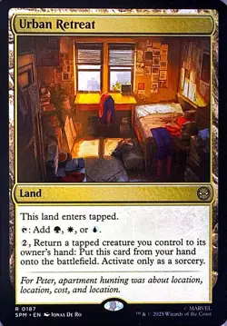 Urban Retreat Non- Foil R Marvel's Spider-Man 187 NM - Image 1