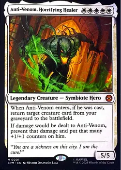 Anti-Venom, Horrifying Healer Non- Foil M Marvel's Spider-Man 1 NM - Image 1