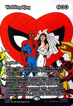 Wedding Ring (Borderless) Non- Foil M Marvel Universe Eternal-Legal 7 NM - Image 1