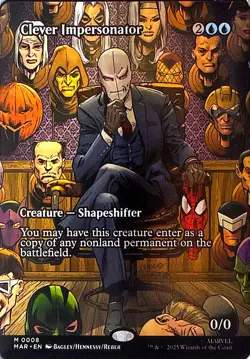Clever Impersonator (Borderless) Non- Foil M Marvel Universe Eternal-Legal 8 NM - Image 1