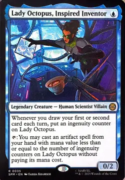 Lady Octopus, Inspired Inventor Non- Foil R Marvel's Spider-Man 35 NM - Image 1