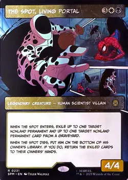 The Spot, Living Portal (Borderless) Non- Foil R Marvel's Spider-Man 231 NM - Image 1