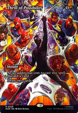 Thrill of Possibility (Borderless) Non- Foil M Marvel Universe Eternal-Legal 28 - Image 1