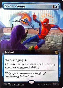 Spider-Sense (Extended Art) Non- Foil R Marvel's Spider-Man 254 NM - Image 1