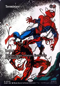 Terminate (Borderless) Non- Foil M Marvel Universe Eternal-Legal 40 NM - Image 1