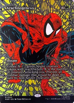 Arachnogenesis (Borderless) Non- Foil M Marvel Universe Eternal-Legal 31 NM - Image 1