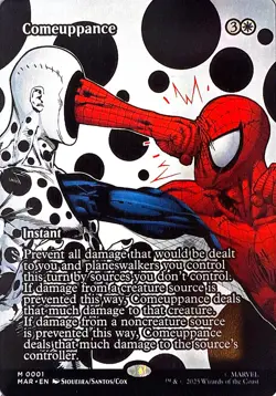 Comeuppance (Borderless) Non- Foil M Marvel Universe Eternal-Legal 1 NM - Image 1