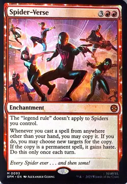 Spider-Verse Non- Foil M Marvel's Spider-Man 93 NM - Image 1