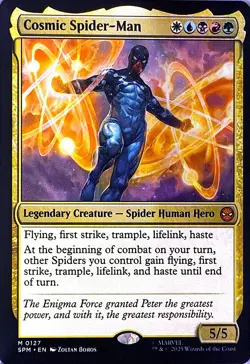 Cosmic Spider-Man Non- Foil M Marvel's Spider-Man 127 NM - Image 1