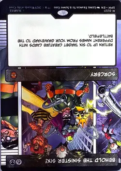 Behold the Sinister Six! (Borderless) Non- Foil M Marvel's Spider-Man 221 NM - Image 1