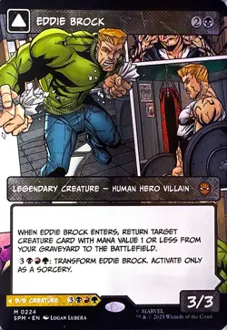 Eddie Brock (0224) (Borderless) Non- Foil M Marvel's Spider-Man 224 NM - Image 1