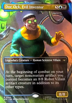 Doc Ock, Evil Inventor (Borderless) Non- Foil R Marvel's Spider-Man: Eternal-Leg - Image 1