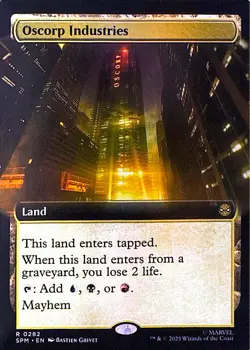 Oscorp Industries (Extended Art) Non- Foil R Marvel's Spider-Man 282 NM - Image 1