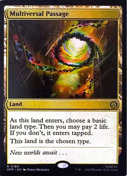 Multiversal Passage Non- Foil R Marvel's Spider-Man 180 NM - Image 1