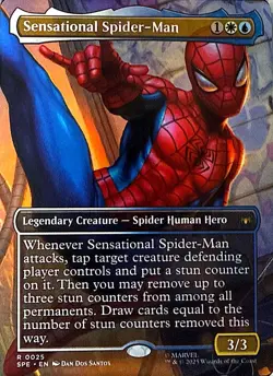 Sensational Spider-Man (Borderless) Non- Foil R Marvel's Spider-Man: Eternal-Leg - Image 1