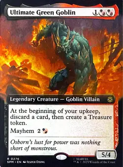 Ultimate Green Goblin (Extended Art) Non- Foil R Marvel's Spider-Man 276 NM - Image 1