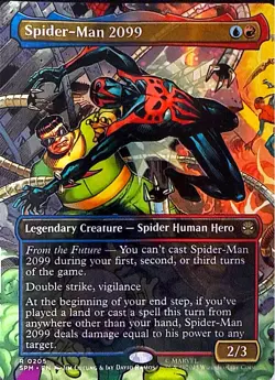 Spider-Man 2099 (0205) (Borderless) Non- Foil R Marvel's Spider-Man 205 NM - Image 1