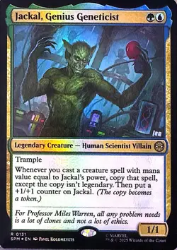 Jackal, Genius Geneticist Foil R Marvel's Spider-Man 131 NM - Image 1