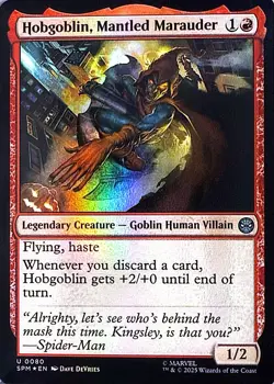 Hobgoblin, Mantled Marauder Foil U Marvel's Spider-Man 80 NM - Image 1