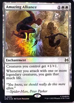 Amazing Alliance Foil R Marvel's Spider-Man: Eternal-Legal 2 NM - Image 1