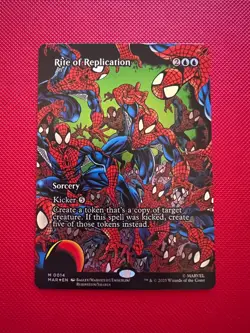 Rite of Replication Foil 0014 Spider-Man Marvel Universe Eternal-Legal - Image 1