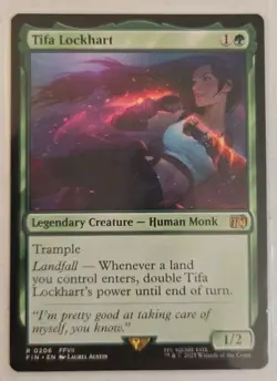 MTG Tifa Lockhart NM-Mint Final Fantasy - Image 1