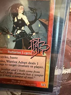 Jeska, Warrior Adept Foil MTG Judgment Signed By RK Post! - Image 2