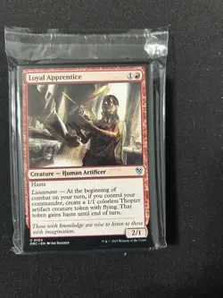 Loyal Apprentice [Aetherdrift Commander] Magic MTG - Image 1