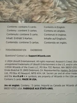 MTG Secret Lair X Assassin’s Creed: Lethal Legends Non Foil Sealed - Image 4