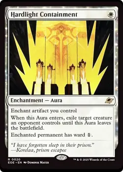 FOIL HARDLIGHT CONTAINMENT mtg NM Edge of Eternities 1 Rare - Image 1